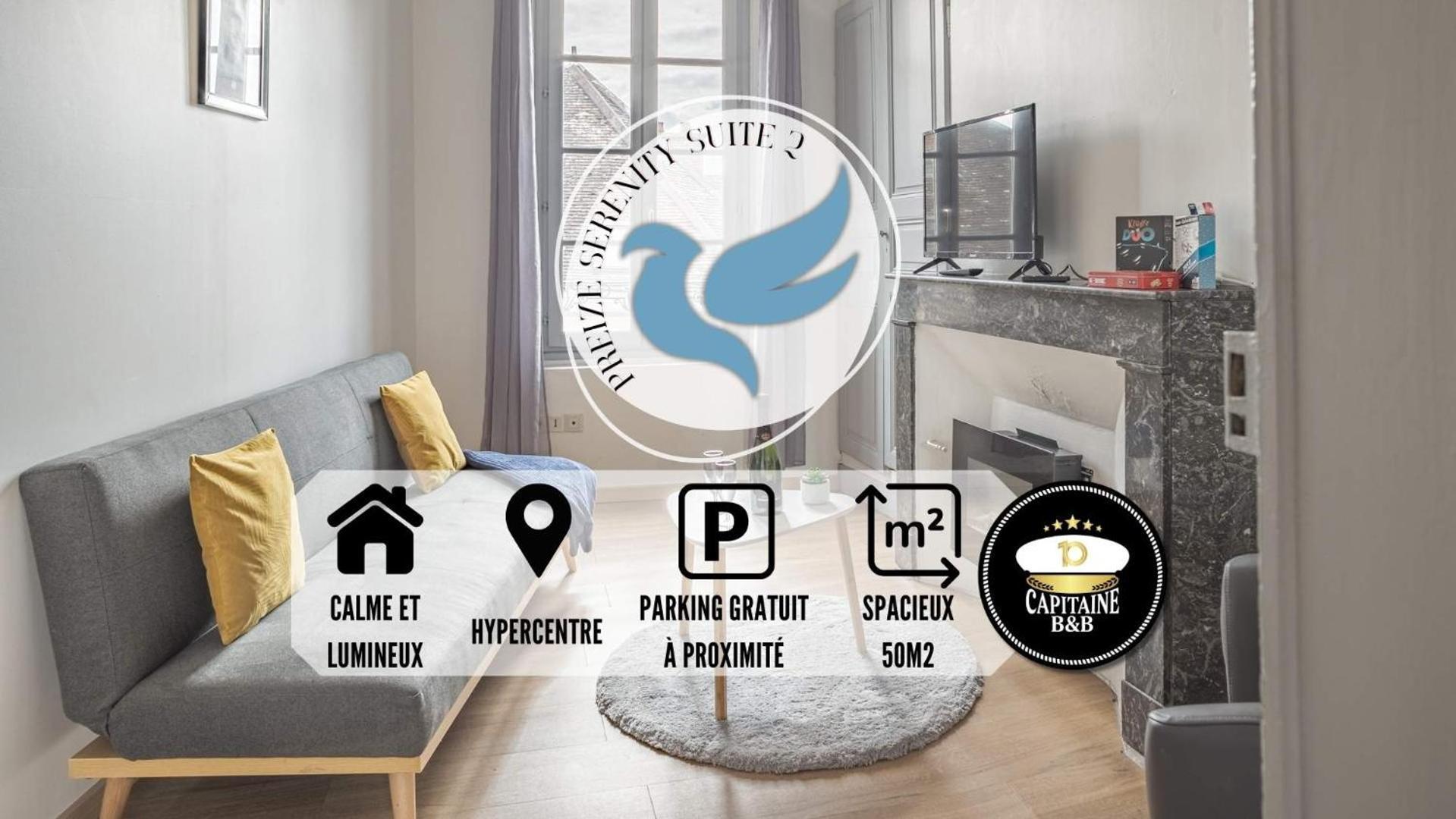 Preize Serenity Suite 2 - Hypercentre - 2 Pers. Troyes Dış mekan fotoğraf